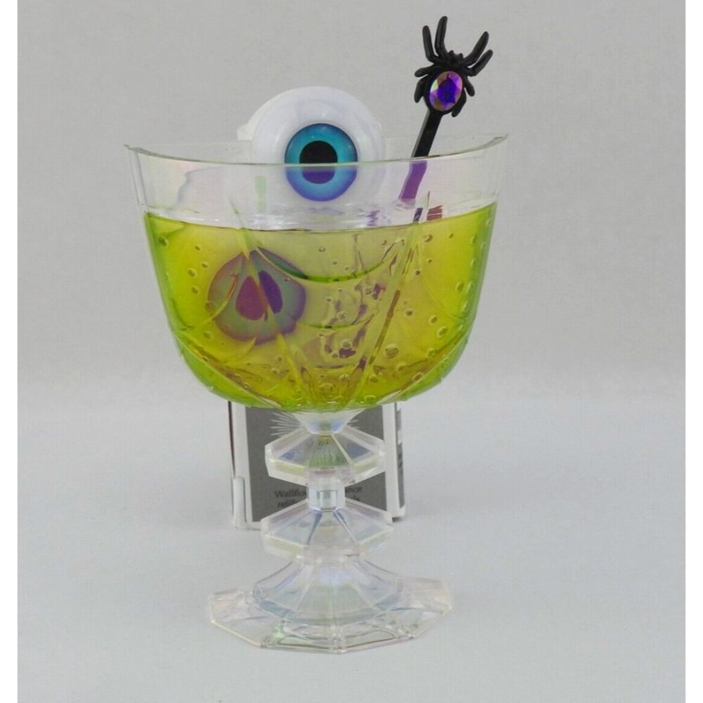 New Bath Body Works Halloween Eyeball Cocktail Wallflower Plug Spider Goblet